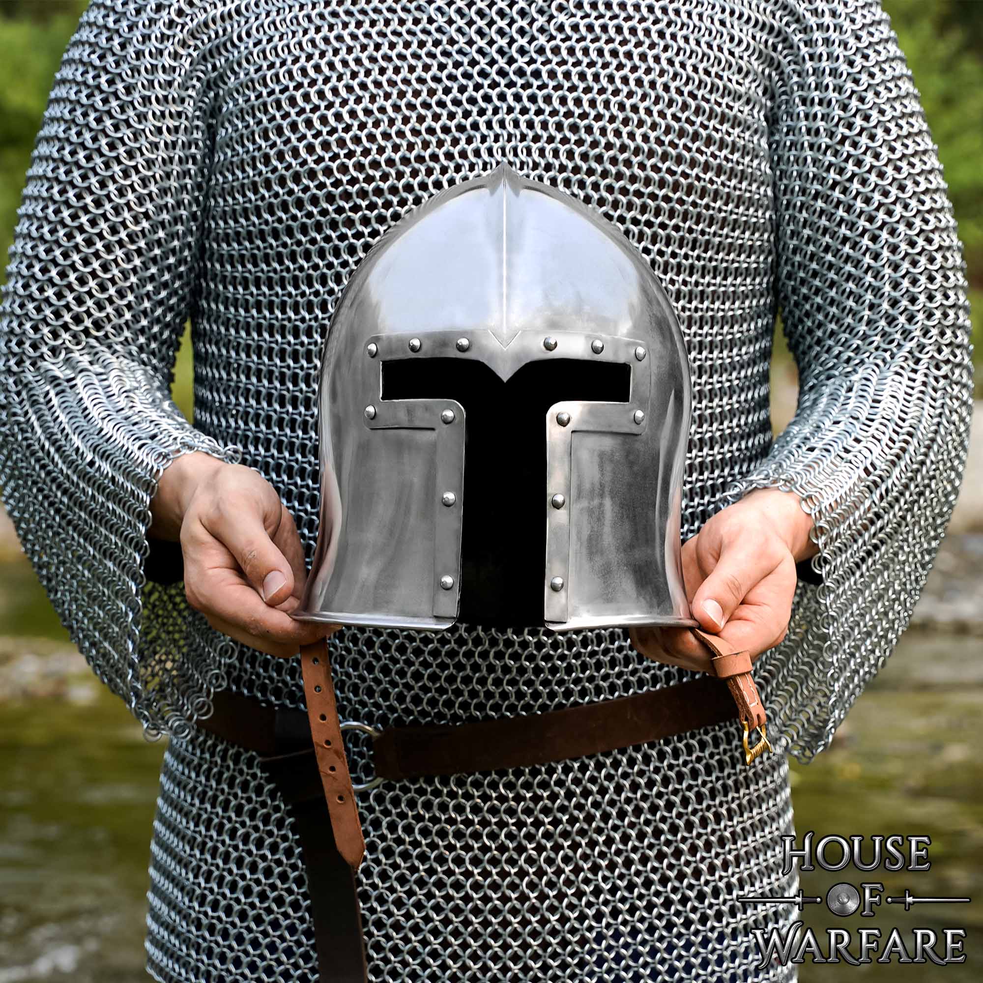 Casco de Barbudo Italiano del Siglo Xv, Calibre 18 - Imagen 1