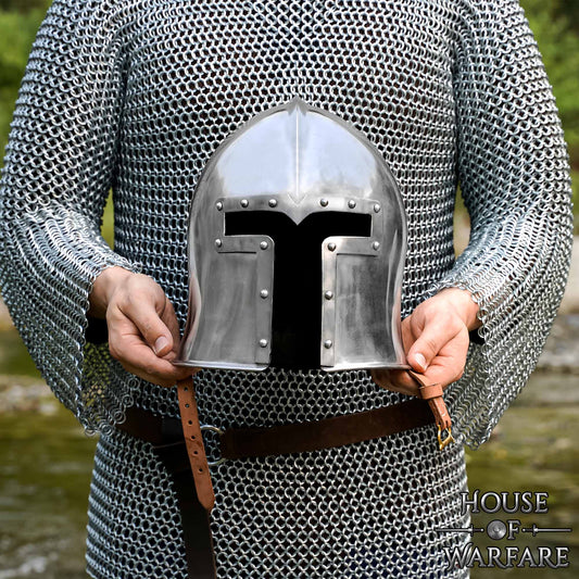 Casco de Barbudo Italiano del Siglo Xv, Calibre 18 - Imagen 1