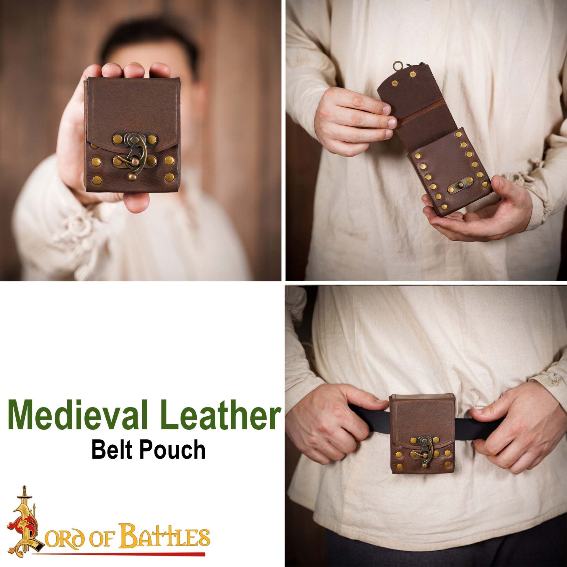 Juego de 5 Agujas de Coser Medievales Vikingas de Cuerno de Buey Talladas a Mano para Tela y Cuero - Imagen 13