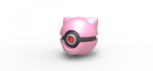 Imagen de Pokeball Artesanal Mew parte de nuestra colección en Espadas y más, sitio oficial. Esta imagen describe  pokeball