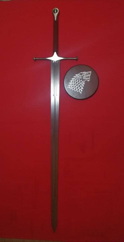 Ned Starks Eisschwert Game of Thrones (Dekorativ mit Scheide)