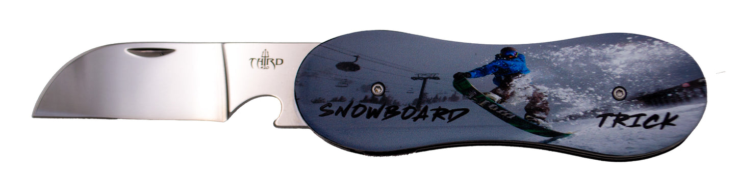 Terceira faca de snowboard N119e impressão 3D