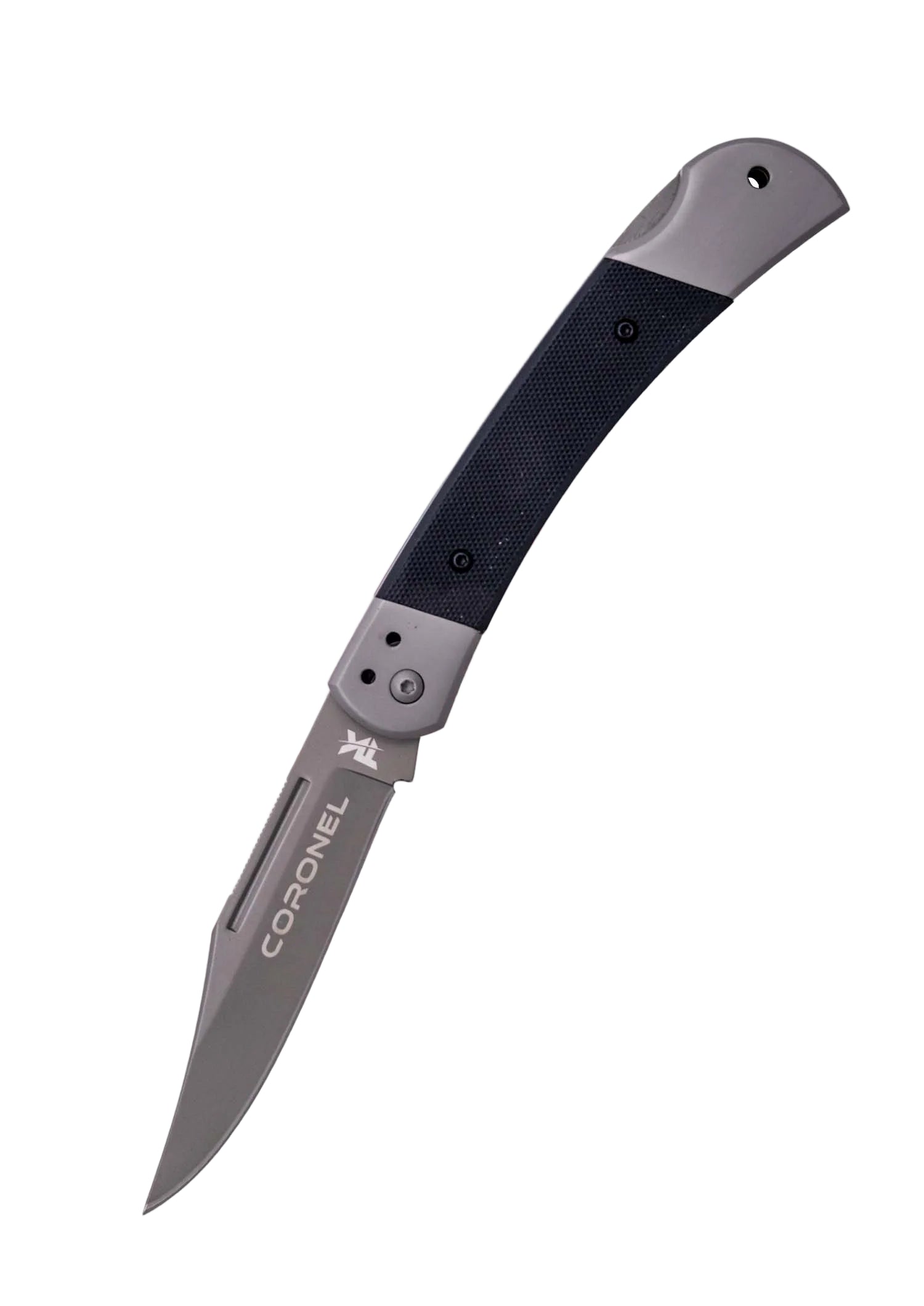 Navaja de Acero Inoxidable Coronel Tramuntana Gris G10 Negro