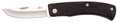 Third 4-Break Ratchet Knife Ebony Handle Stainless Steel 8.5 cm