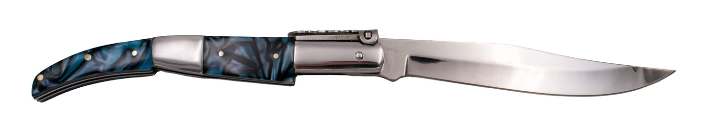Third N54a Sapphire Series Blue Acrylic Ratchet Knife