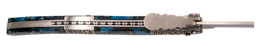 Third N54a Sapphire Series Blue Acrylic Ratchet Knife