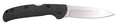 Third Lock Knife Black Nylon Fiber Handle 420 Steel 8 Cm