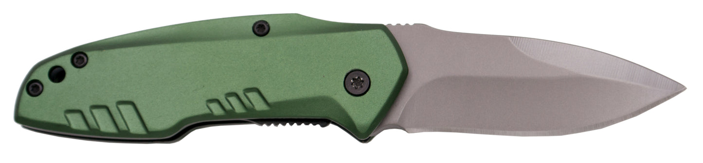 Third N83V Pocket Knife, Anodized Aluminum Handle... TH--N83V