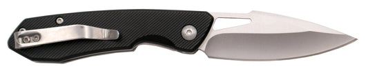 Third N85B pocket knife with black aluminum handle with ... TH--N85B