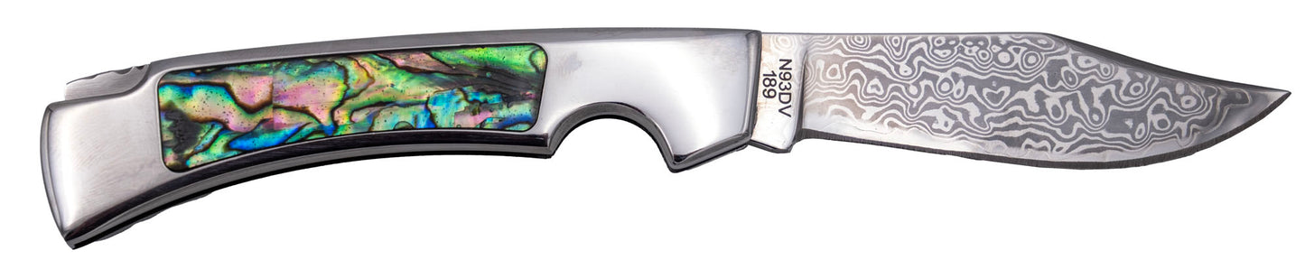 Navaja Gran Danés Tramuntana Knives Acero Damasco