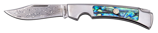 Navaja Gran Danés Tramuntana Knives Acero Damasco