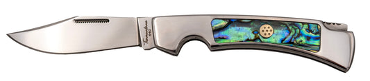 Navaja Gran Danés Tramuntana Knives Mango de Abulón y Acero 440