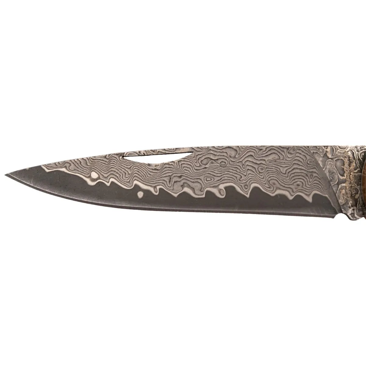 Navaja Artesanal Tramuntana de Damasco VG10 con Mango de Arce