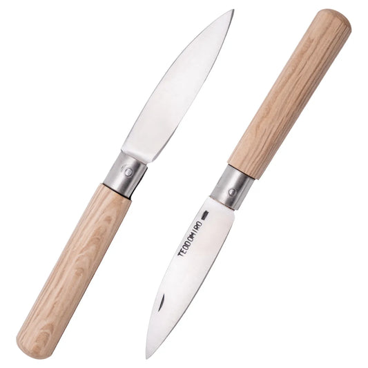 Imagen de Navaja Cabritera Teodomiro de Zalamea con Hoja Acero Inox y Mango de Madera, parte de nuestra colección en Espadas y Más, sitio oficial.