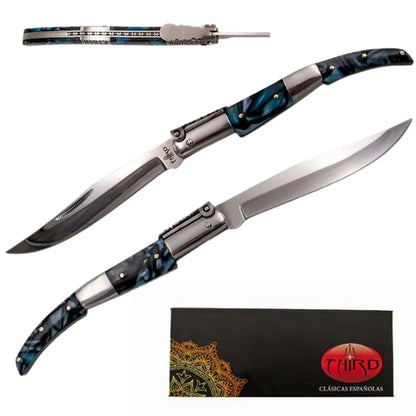 Imagen de Navaja Carraca Third N53a Serie Zafiro Acrílico Azul parte de nuestra colección en Espadas y más, sitio oficial.