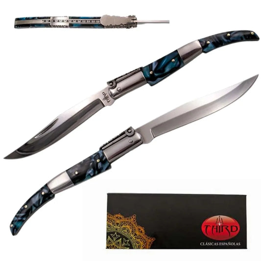 Imagen de Navaja Carraca Third N53a Serie Zafiro Acrílico Azul parte de nuestra colección en Espadas y más, sitio oficial.