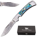 Navaja Gran Danés Tramuntana Knives Acero Damasco