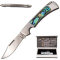 Navaja Gran Danés Tramuntana Knives Mango de Abulón y Acero 440