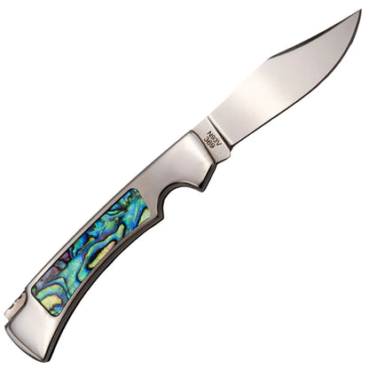 Navaja Gran Danés Tramuntana Knives Mango de Abulón y Acero 440