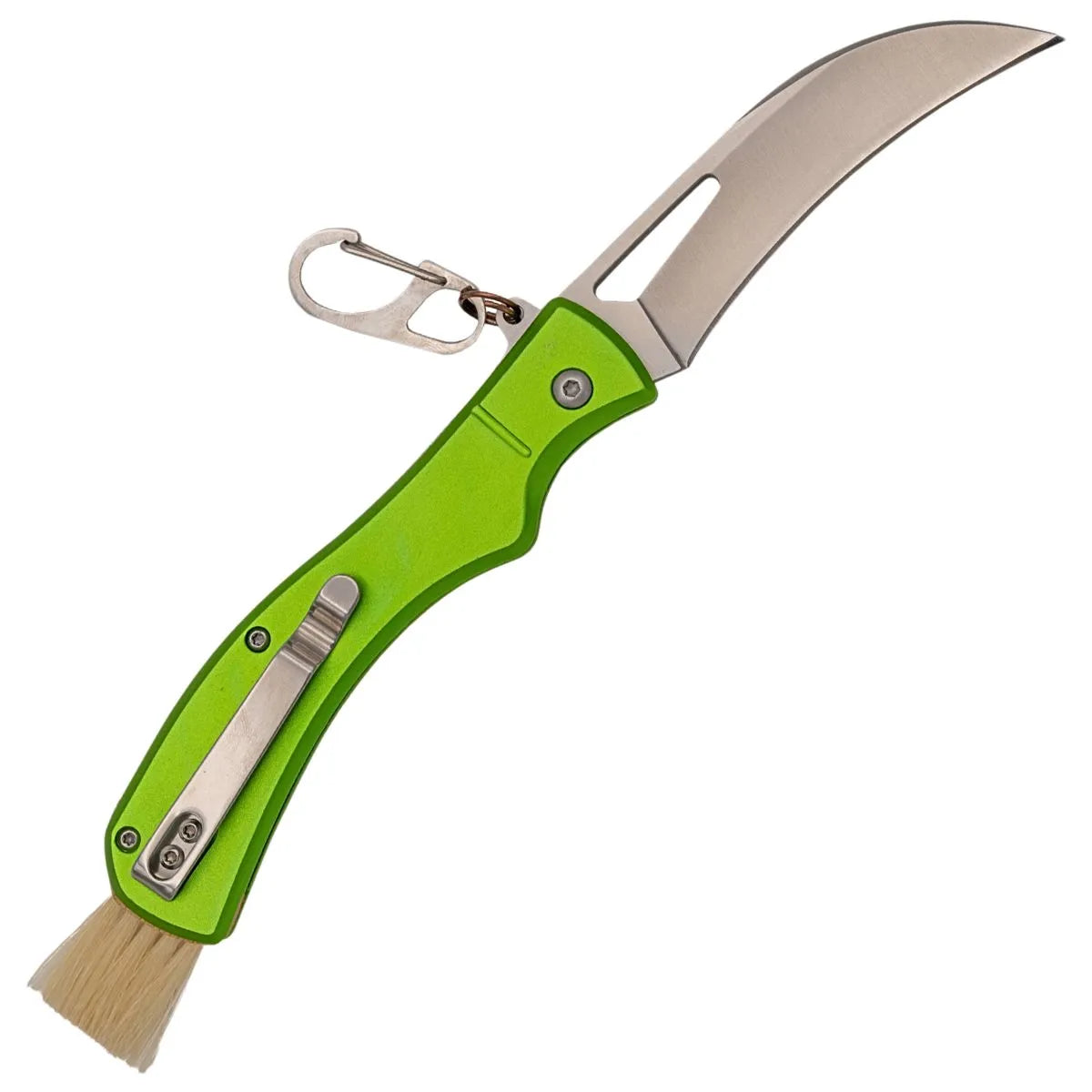 Navaja Micológica Third con Mango Anodizado Verde