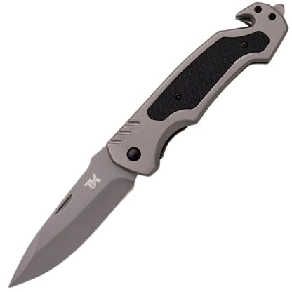 Navaja Rescate Tramuntana Acero inoxidable Titanio G10 Negro