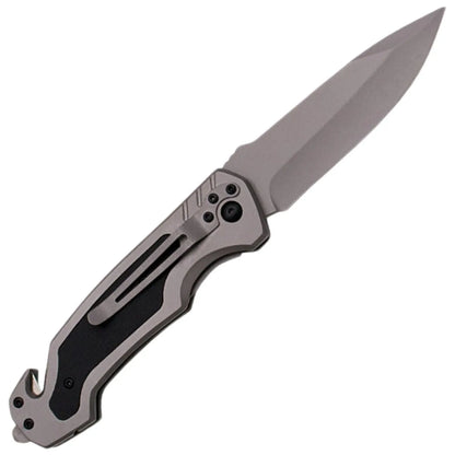 Navaja Rescate Tramuntana Acero inoxidable Titanio G10 Negro