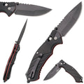 Navaja Third - negro/rojo