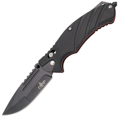 Navaja Third - negro/rojo