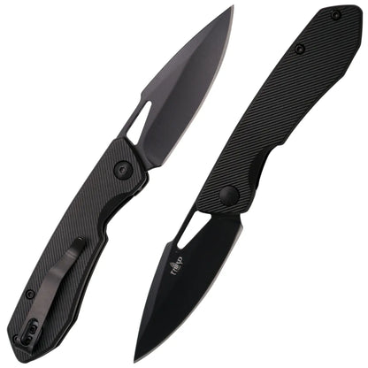 Navaja Third Aluminio con Hoja de 7 cm - negro