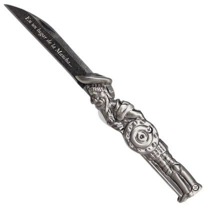 Navaja Third Don Quijote - Mango Zamak y Hoja de Acero 420 plata