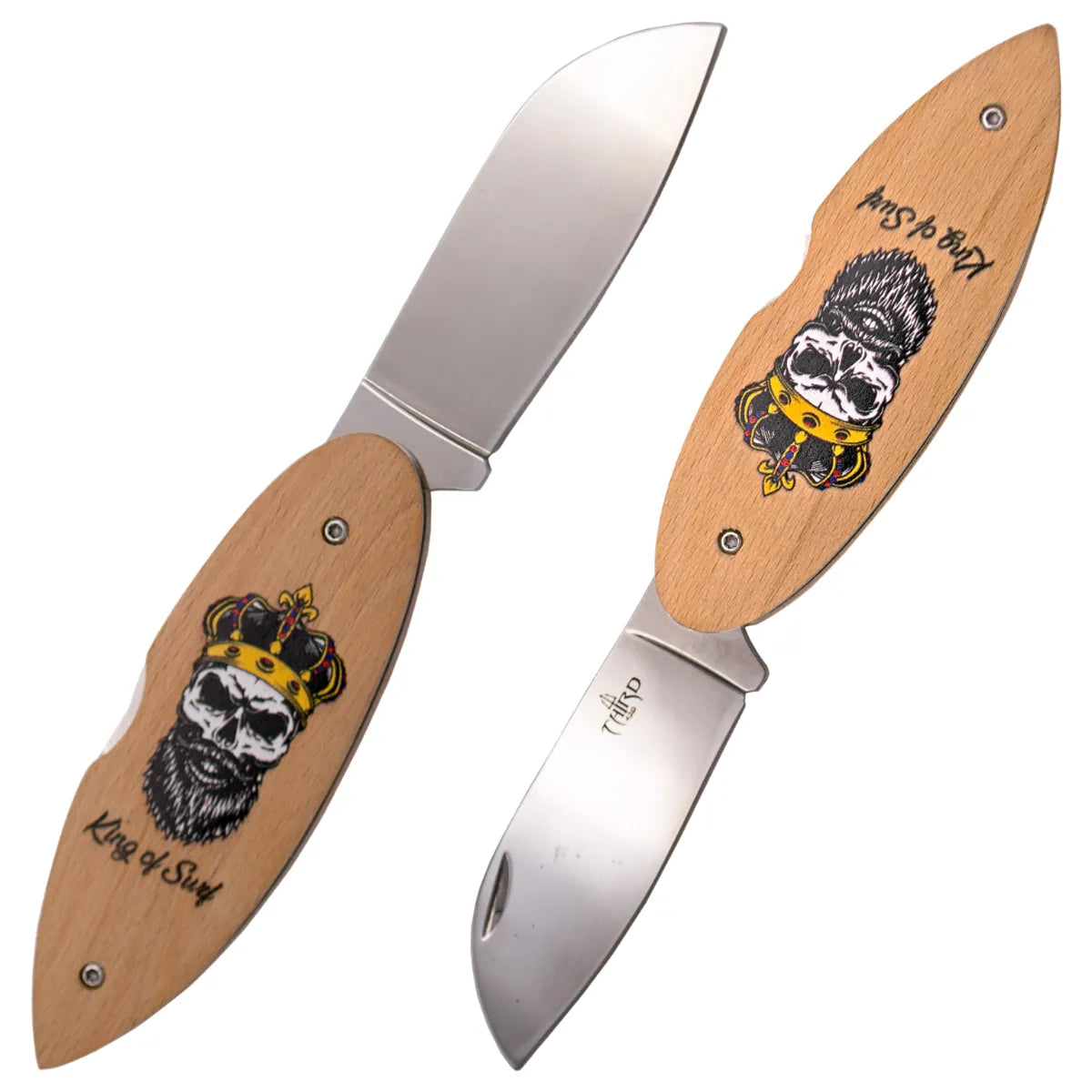 Navaja Third Surf con Mango de Haya - Diseño King of Surf