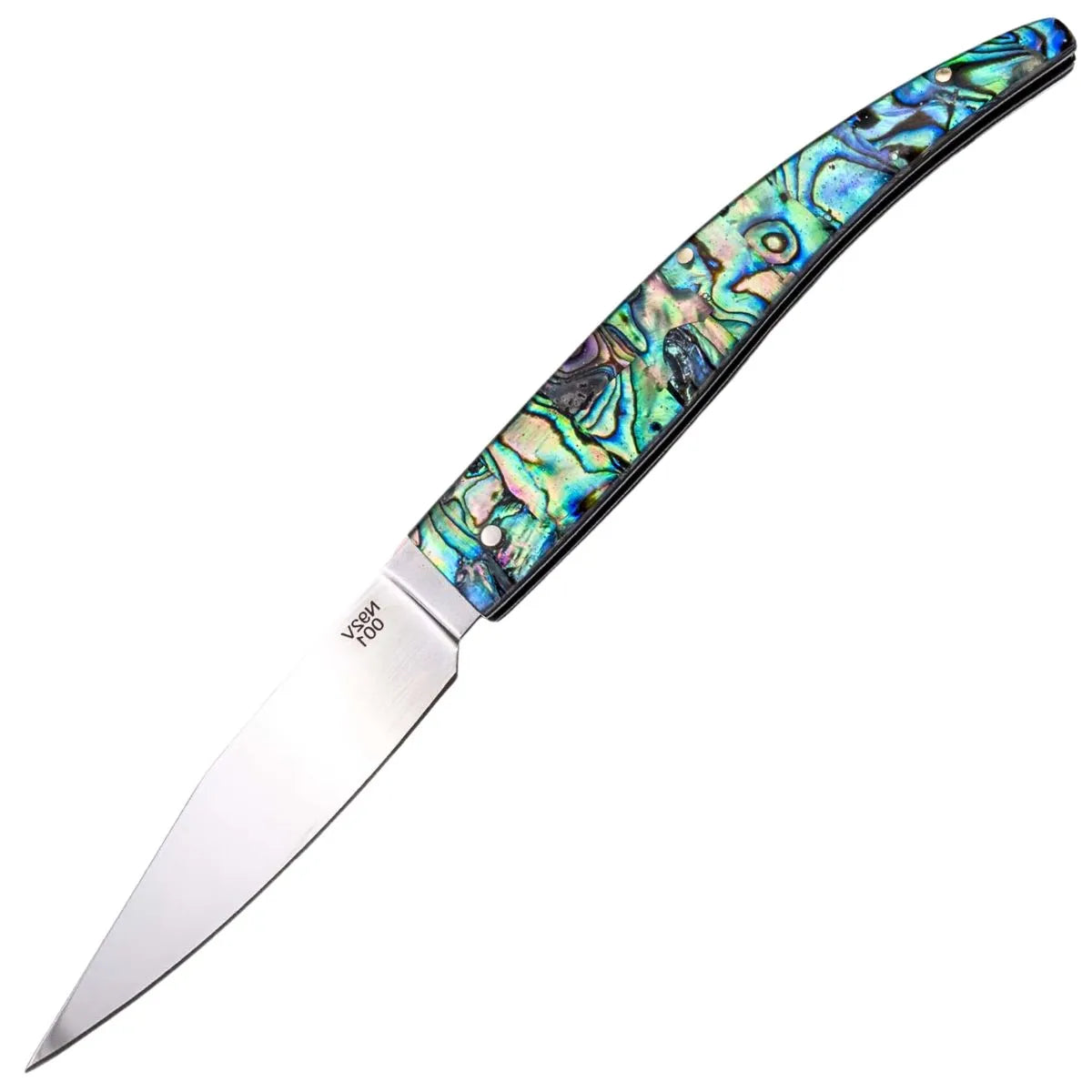 Navaja Tramuntana Punta Brillo Espejo Mango Abulón