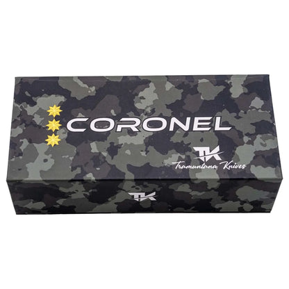 Navaja de Acero Inoxidable Coronel Tramuntana Gris G10 Verde