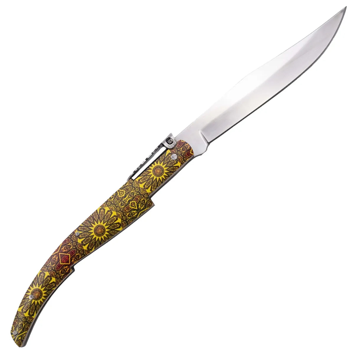 Navaja de Carraca Third Serie Madera de Arce Acero 440 11 cm - dorado