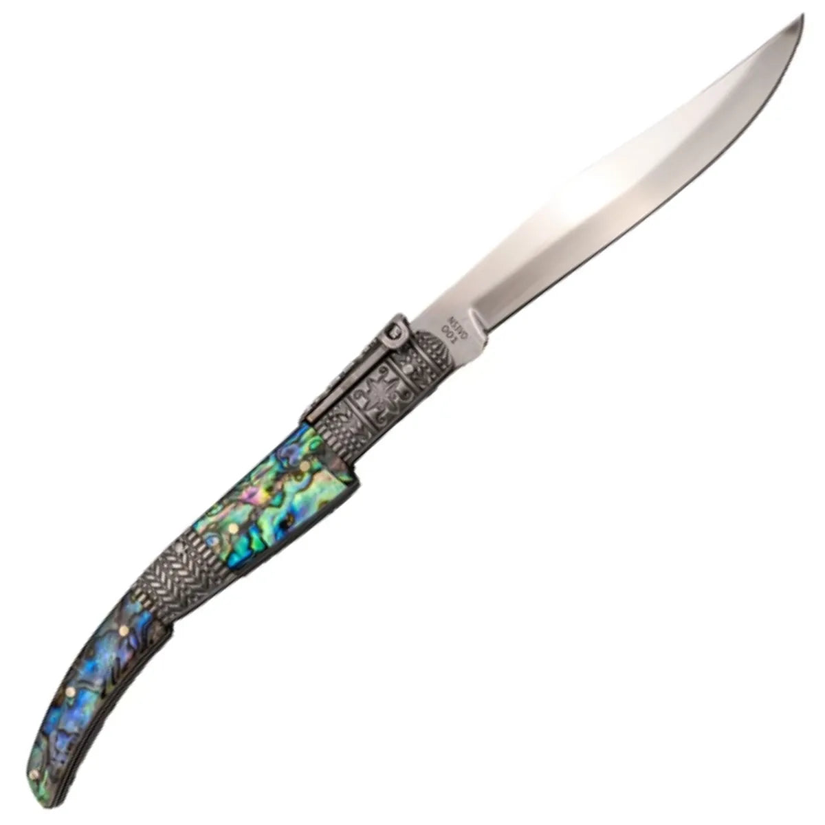 Navaja de Carraca Third Serie Seda Abulón Acero 440 11 cm