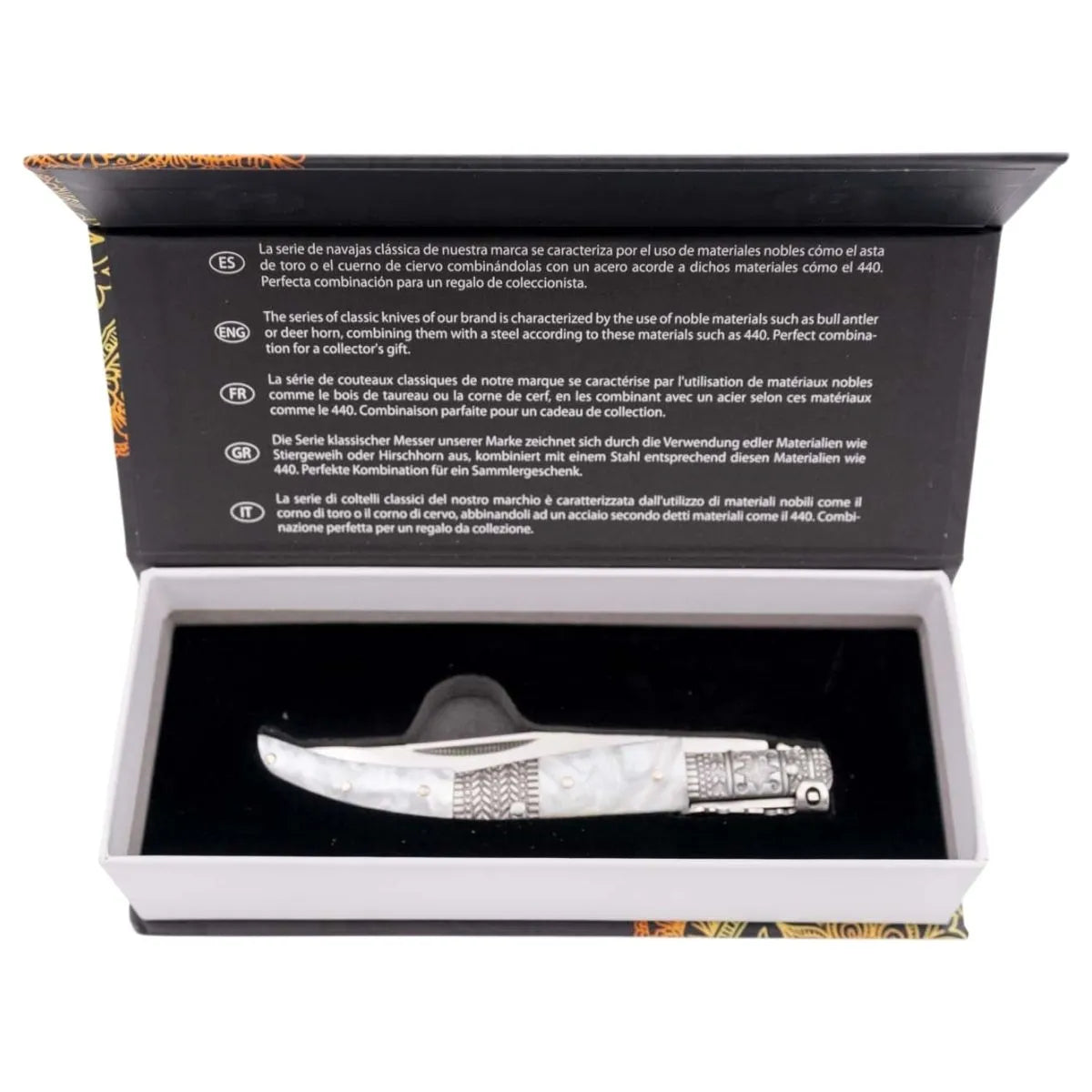 Navaja de Carraca Third Serie Seda Perla