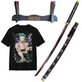 Pack Katana Decorativa Shusui de Zoro + Camiseta Zoro