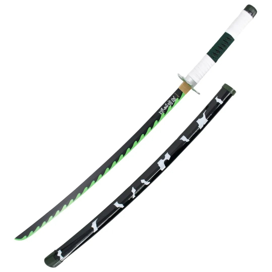 Pack Almas de Acero con 3 Katanas de Bambú Kimetsu No Yaiba y Expositor - Espadas y Más.