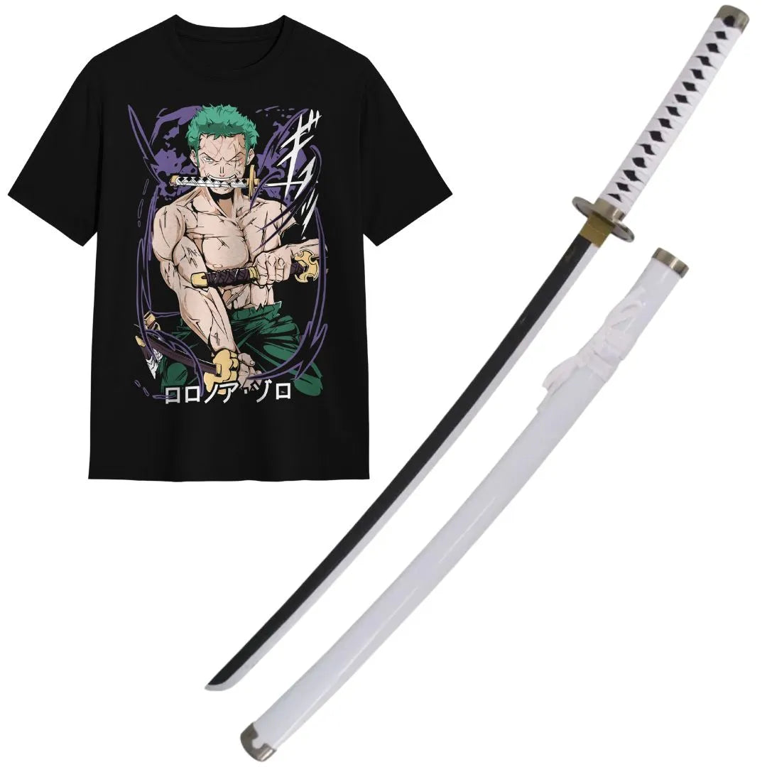 Pack Katana de Zoro + Katanero + Caminseta Zoro de Regalo