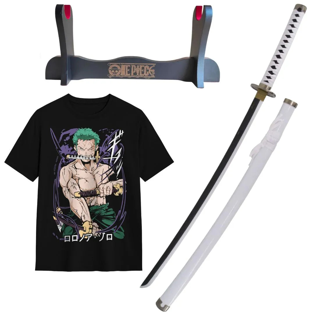 Pack Katana de Zoro + Katanero + Caminseta Zoro de Regalo