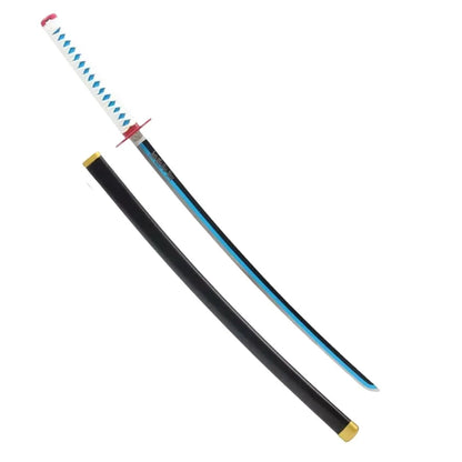 Pack Pilares del Honor con 3 Katanas de Acero Kimetsu No Yaiba y Expositor