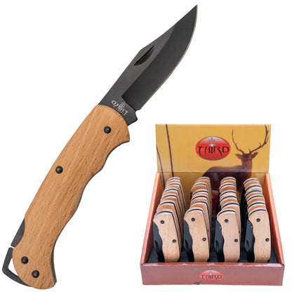 Pack de 24 Navajas Third con Hoja Negra 7.5 cm - arce