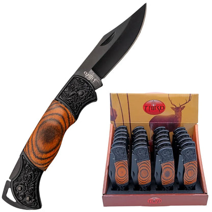 Pack de 24 Navajas Third con Hoja Negra 7.5 cm - estamina