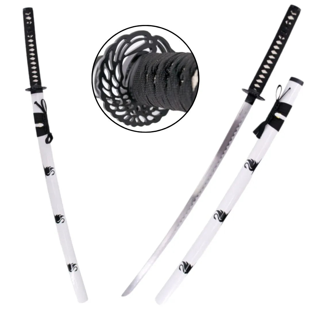 Pack de Katanas de Acero Cisne Negro con Expositor
