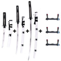 Pack de Katanas de Acero Cisne Negro con Expositor