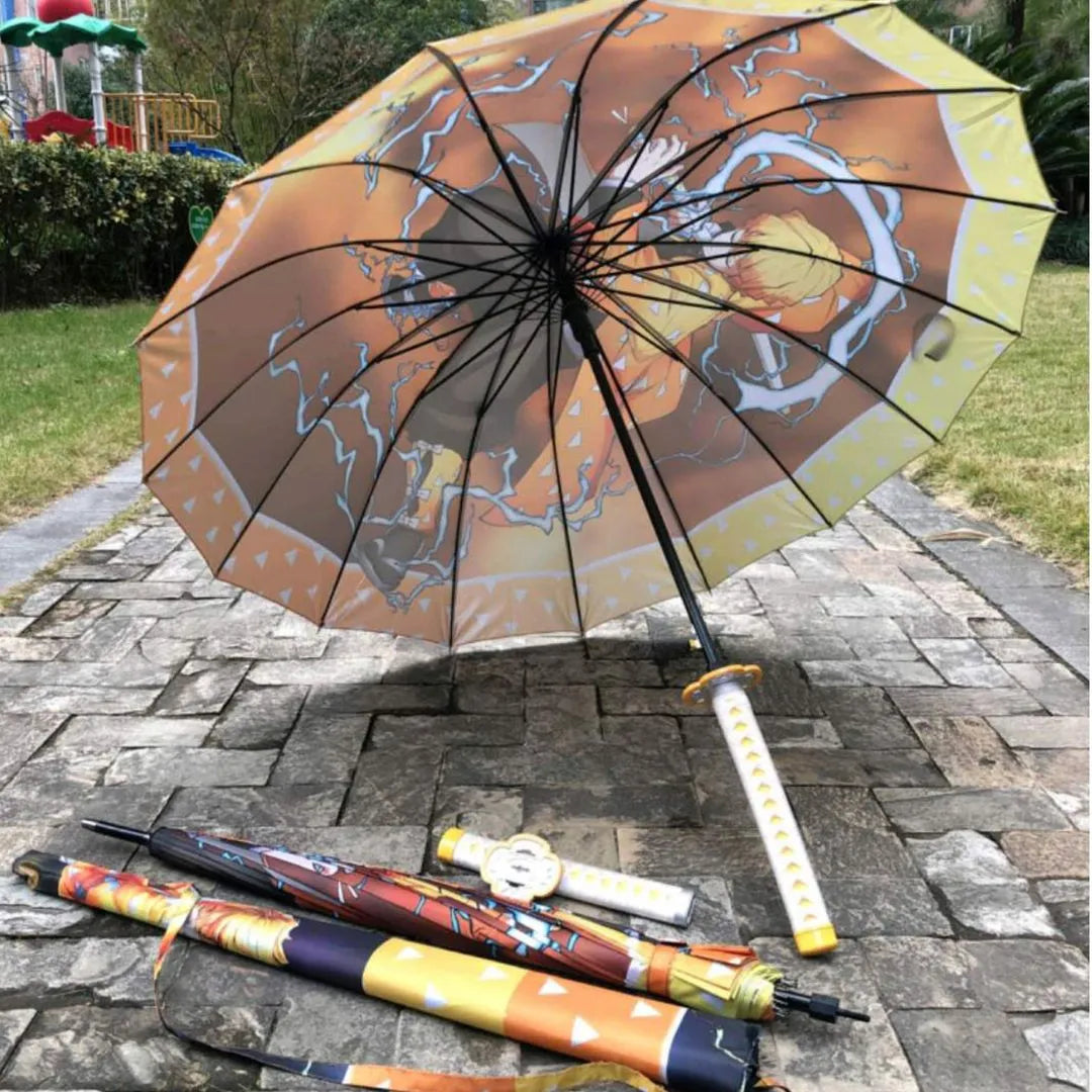 Paraguas Zenitsu Kimetsu no Yaiba