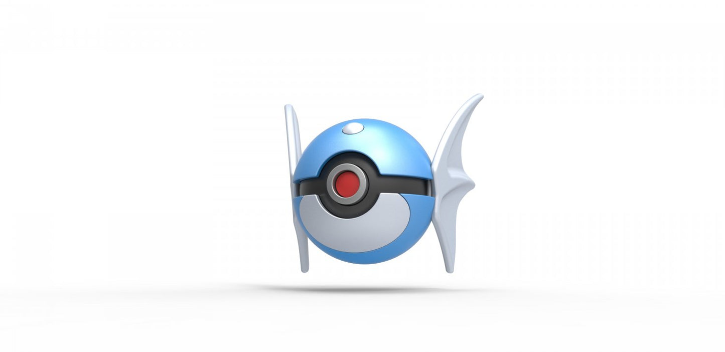 Imagen de Pokeball Artesanal Dratini parte de nuestra colección en Espadas y más, sitio oficial.