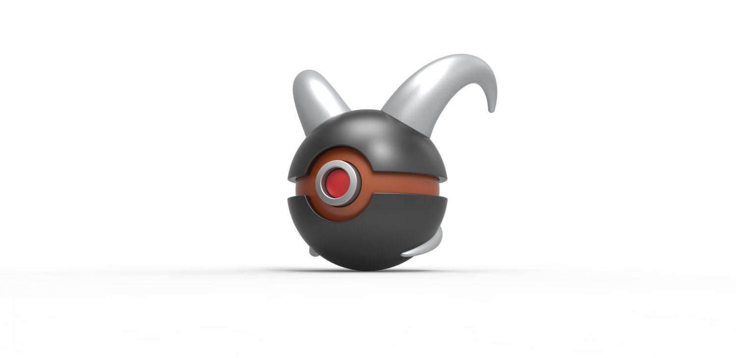 Imagen de Pokeball Artesanal Houndoom parte de nuestra colección en Espadas y más, sitio oficial. Esta imagen describe  pokeball