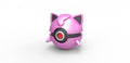 Imagen de Pokeball Artesanal De Jigglypuff parte de nuestra colección en Espadas y más, sitio oficial. Esta imagen describe  pokeball