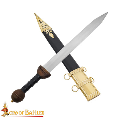 Gladius Romana - Espada de Colección con Vaina de Latón - Imagen 4